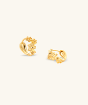 Noel Flower Earrings - Lobe - Oumo Jewelry