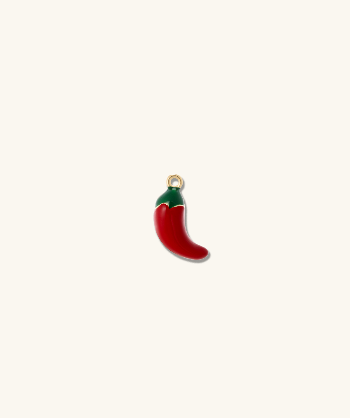 Chili Charm - Brass - Oumo Jewelry