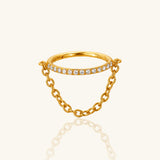 Titanium Nessa Clicker Hoop - OumoJewelry