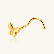 Titanium Selene Butterfly Nose Stud