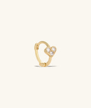 Love Helix Hoop - Brass - Upper Lobe, Helix - Oumo Jewelry