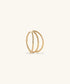Three Layer Clicker Hoop - OumoJewelry
