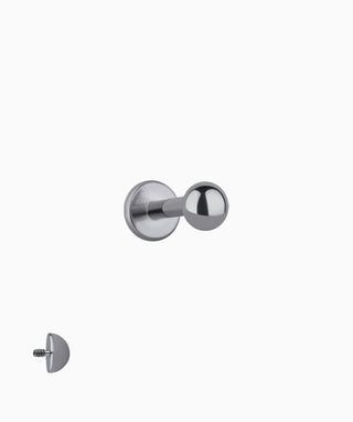 Titanium Simple Flatback Stud - OumoJewelry