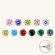 Titanium Sparkle Rainbow Stud