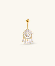Nelia Belly Ring - Stainless Steel - Navel - Oumo Jewelry
