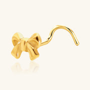Titanium Bow Nose Stud
