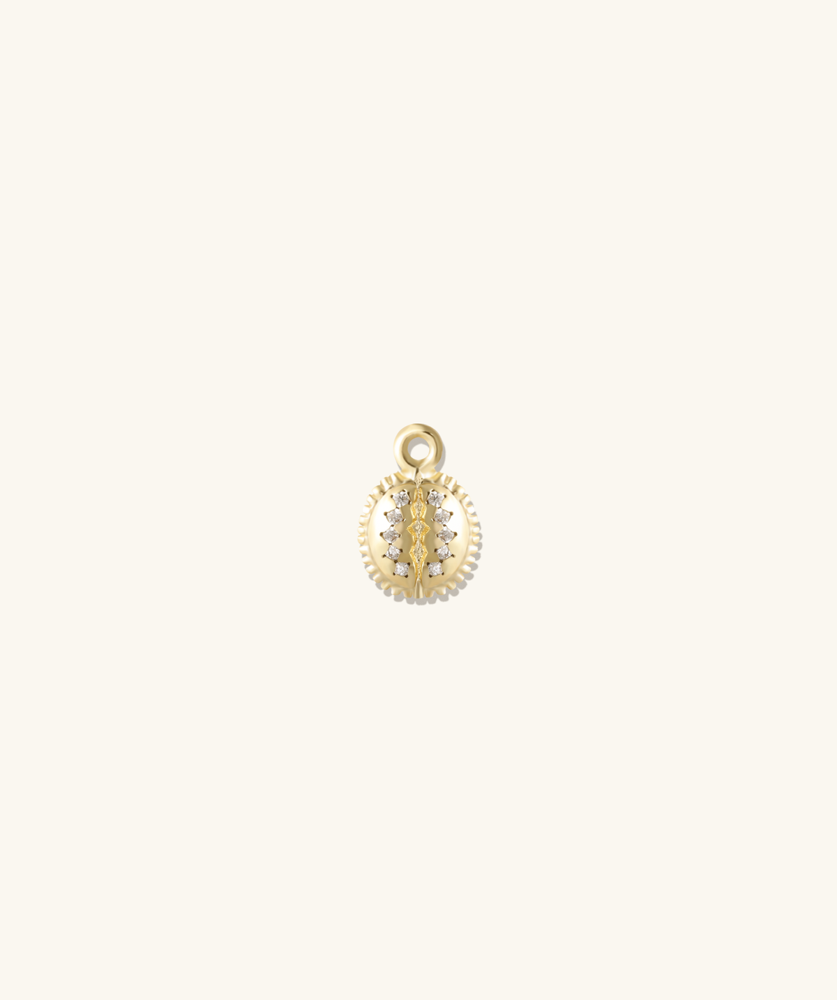 Durian Charm - Brass - Oumo Jewelry