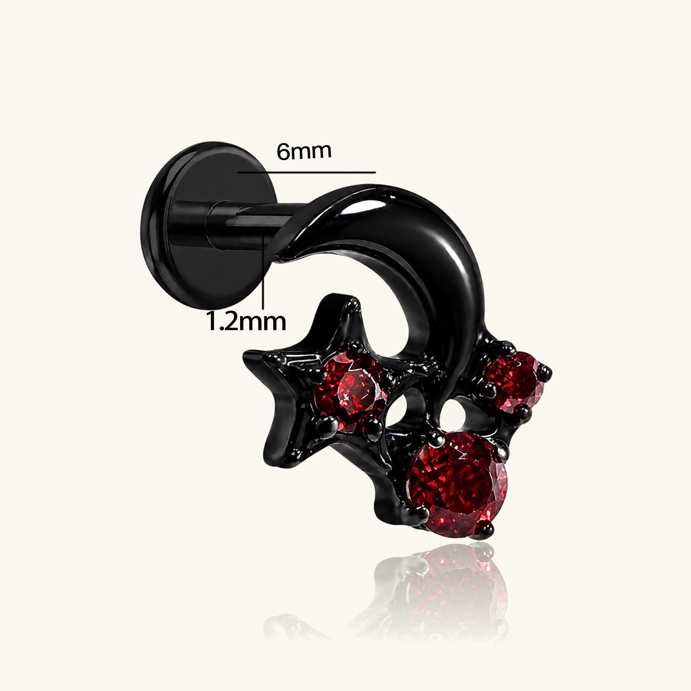 Titanium Aven Stud