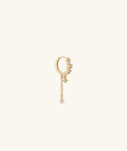 Luna Bloom Drop - Brass - Lobe, Upper Lobe - Oumo Jewelry