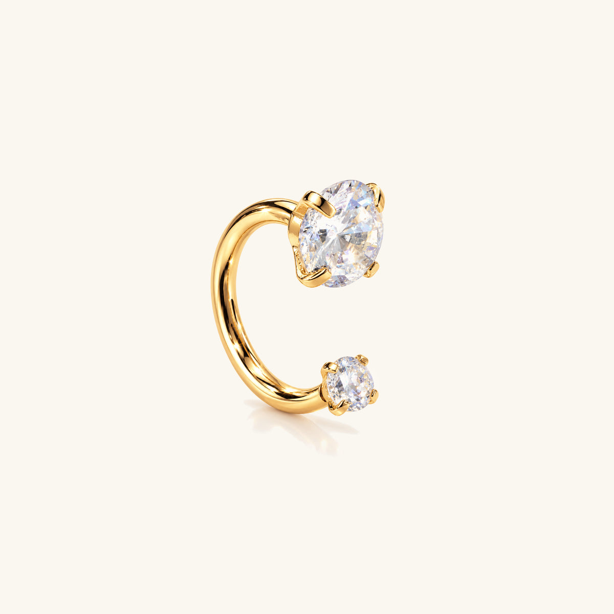 Sparkle Horseshoe Ring