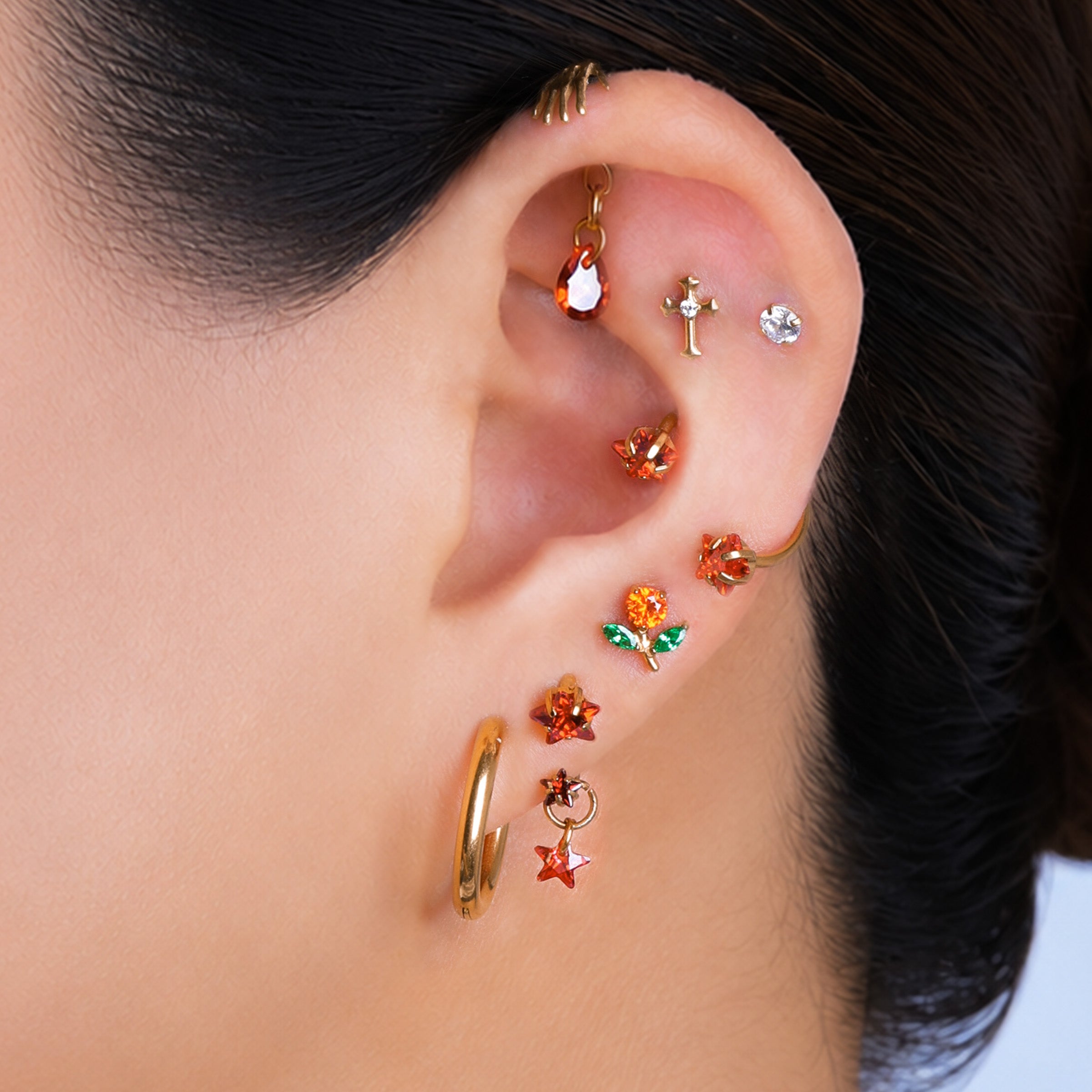 Titanium Maela Vertical Helix