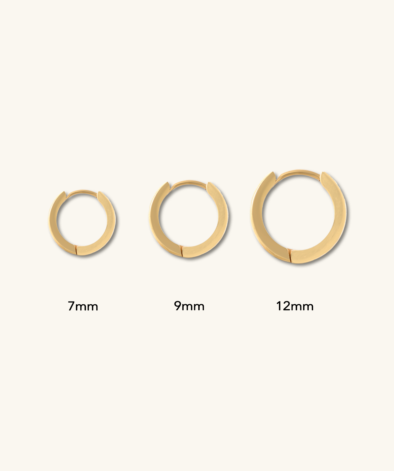 Basic Chunky Hoop - OumoJewelry