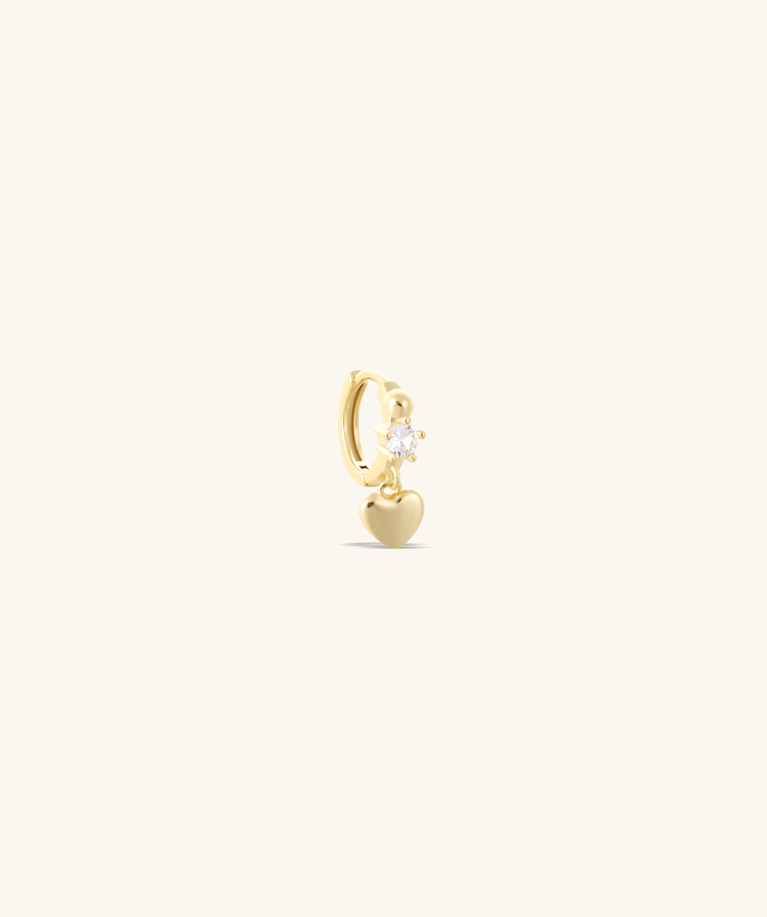 Cute Heart Helix Hoop - OumoJewelry
