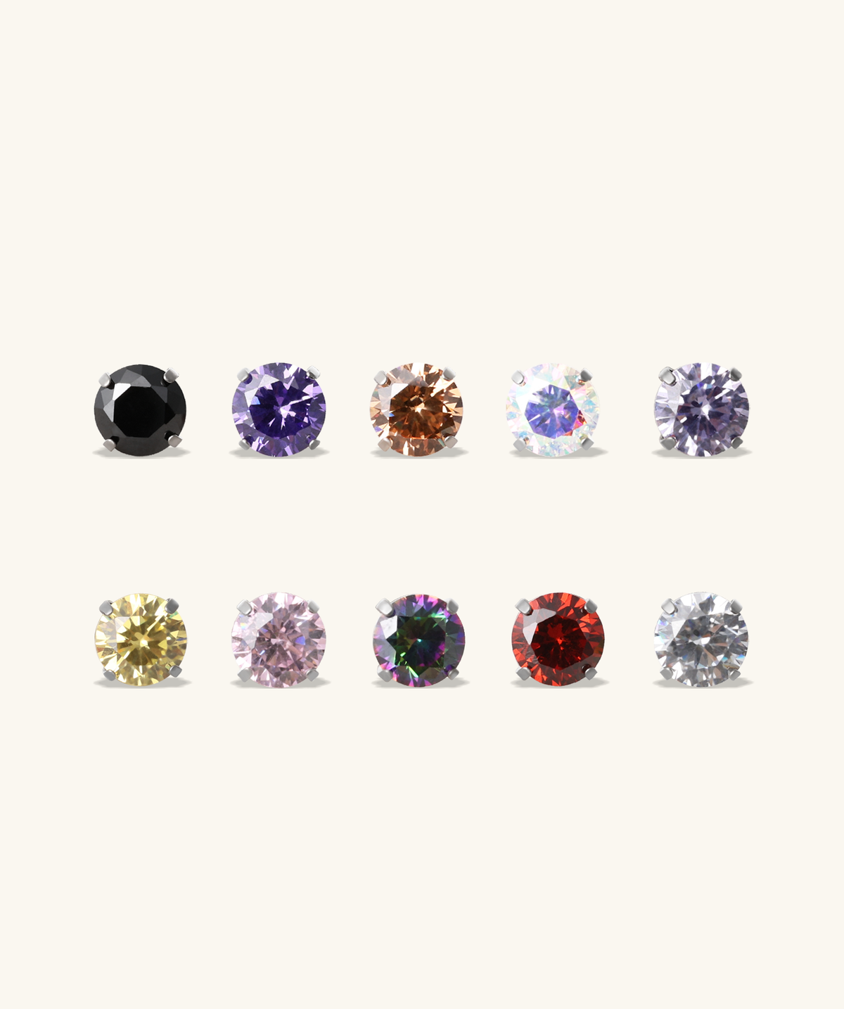 Titanium Internal Threaded Flatback Stud - Titanium - Helix, Forward Helix, Upper Lobe - Oumo Jewelry