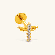 Titanium Lunet Stud