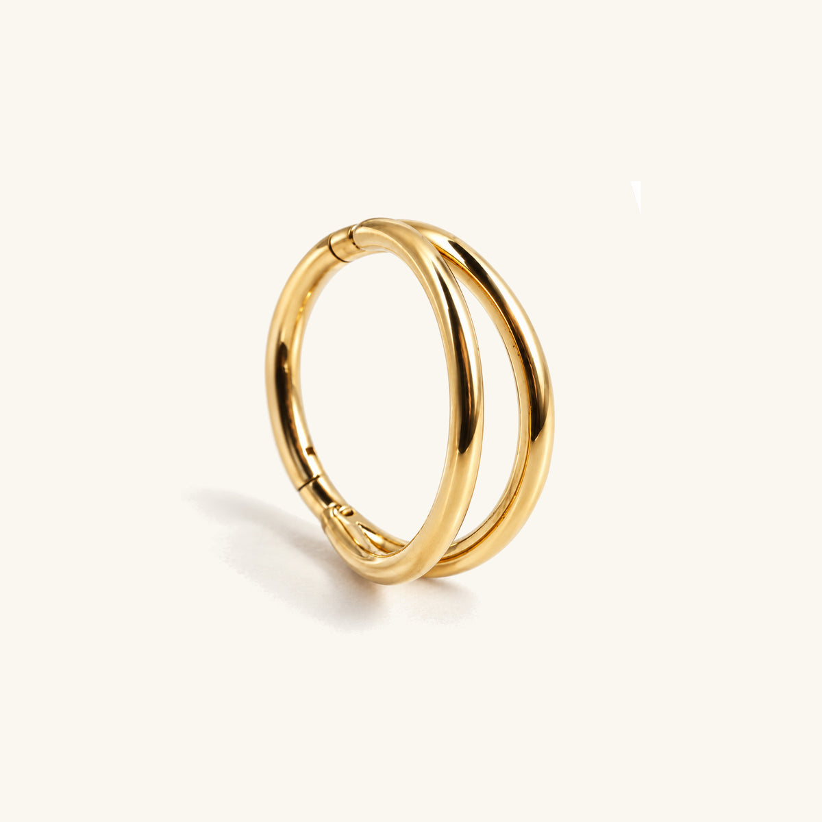 Titanium Faye Clicker Hoop