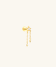 Star Double Chain Stud