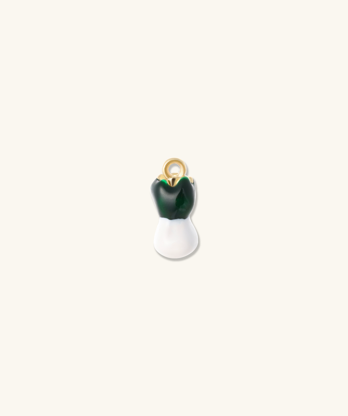 Cabbage Charm - Brass - Oumo Jewelry