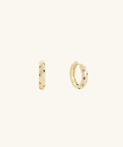 Coloria Hoops - Brass - Lobe - Oumo Jewelry