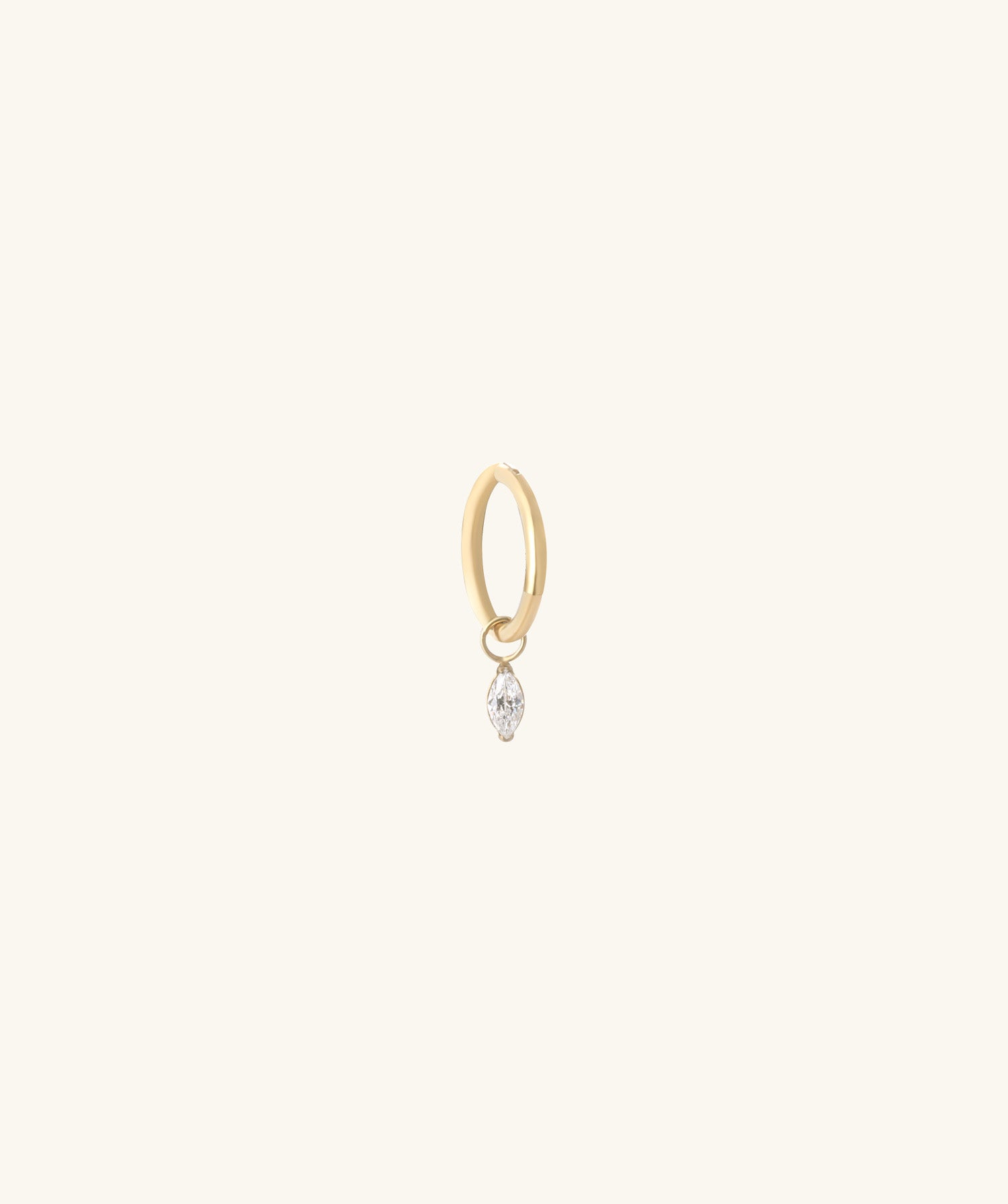 Titanium Marquise Dangle