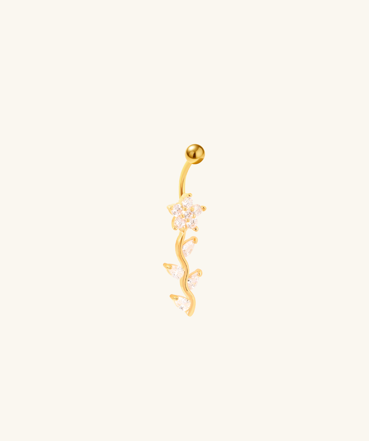 Bloom Vine Belly Ring - OumoJewelry