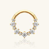 Titanium Lyria Clicker Hoop - OumoJewelry