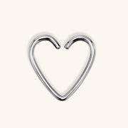 Titanium Zoe Heart Seamless Ring