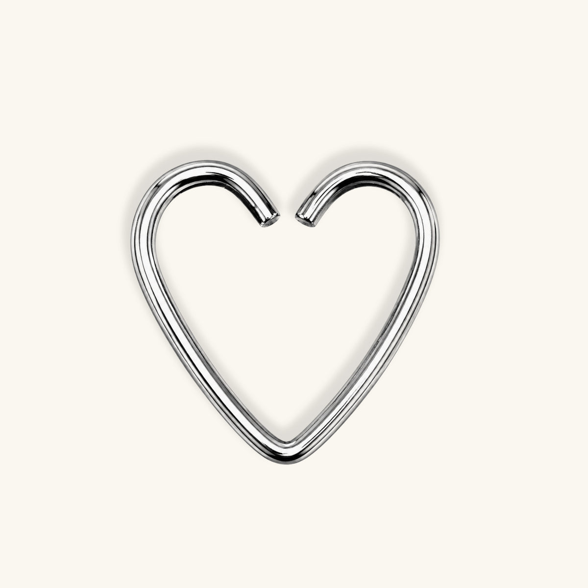 Titanium Zoe Heart Seamless Ring