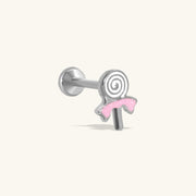 Titanium Lollipop Stud - Titanium - Helix, Upper Lobe, Conch - Oumo Jewelry