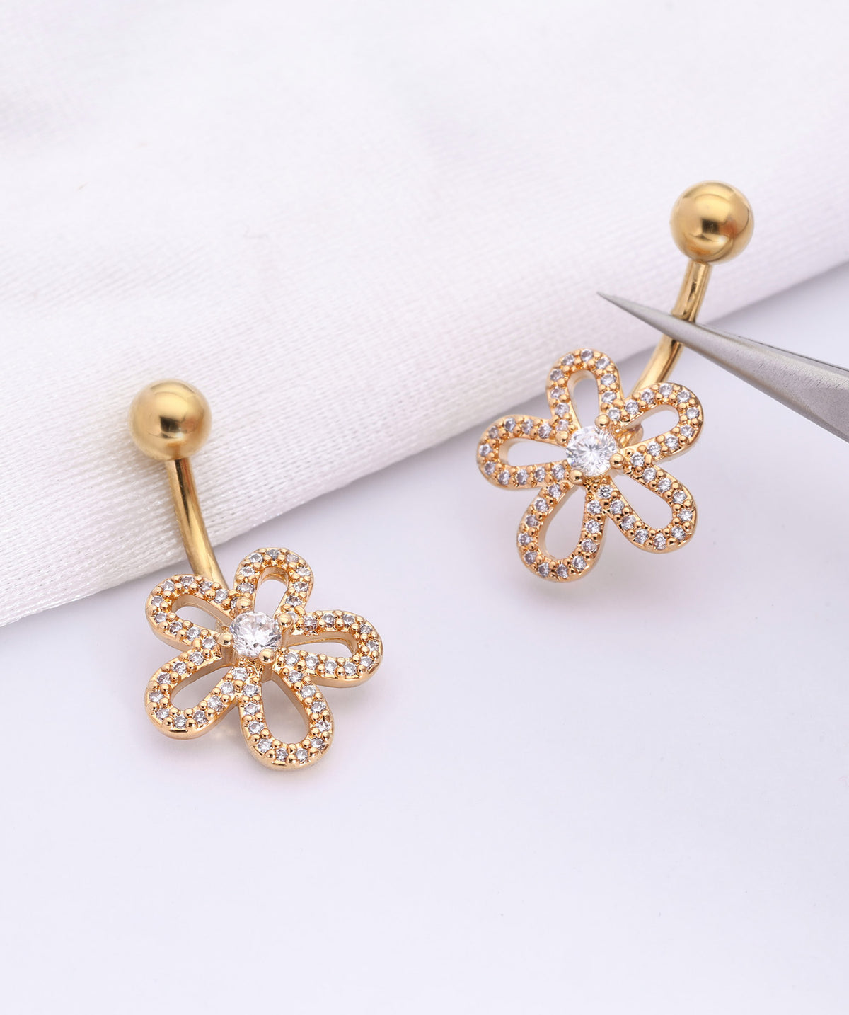 Aurel Belly Ring - Stainless Steel - Navel - Oumo Jewelry