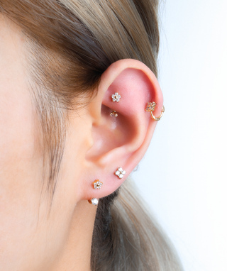 Titanium Flower Barbell