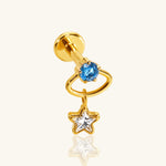 Titanium Mirel Star Stud