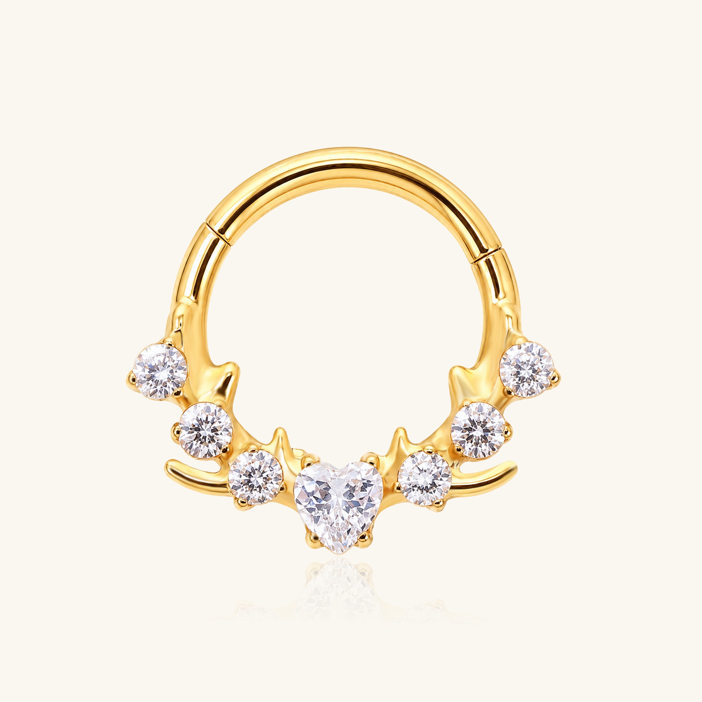 Titanium Vaila Clicker Hoop