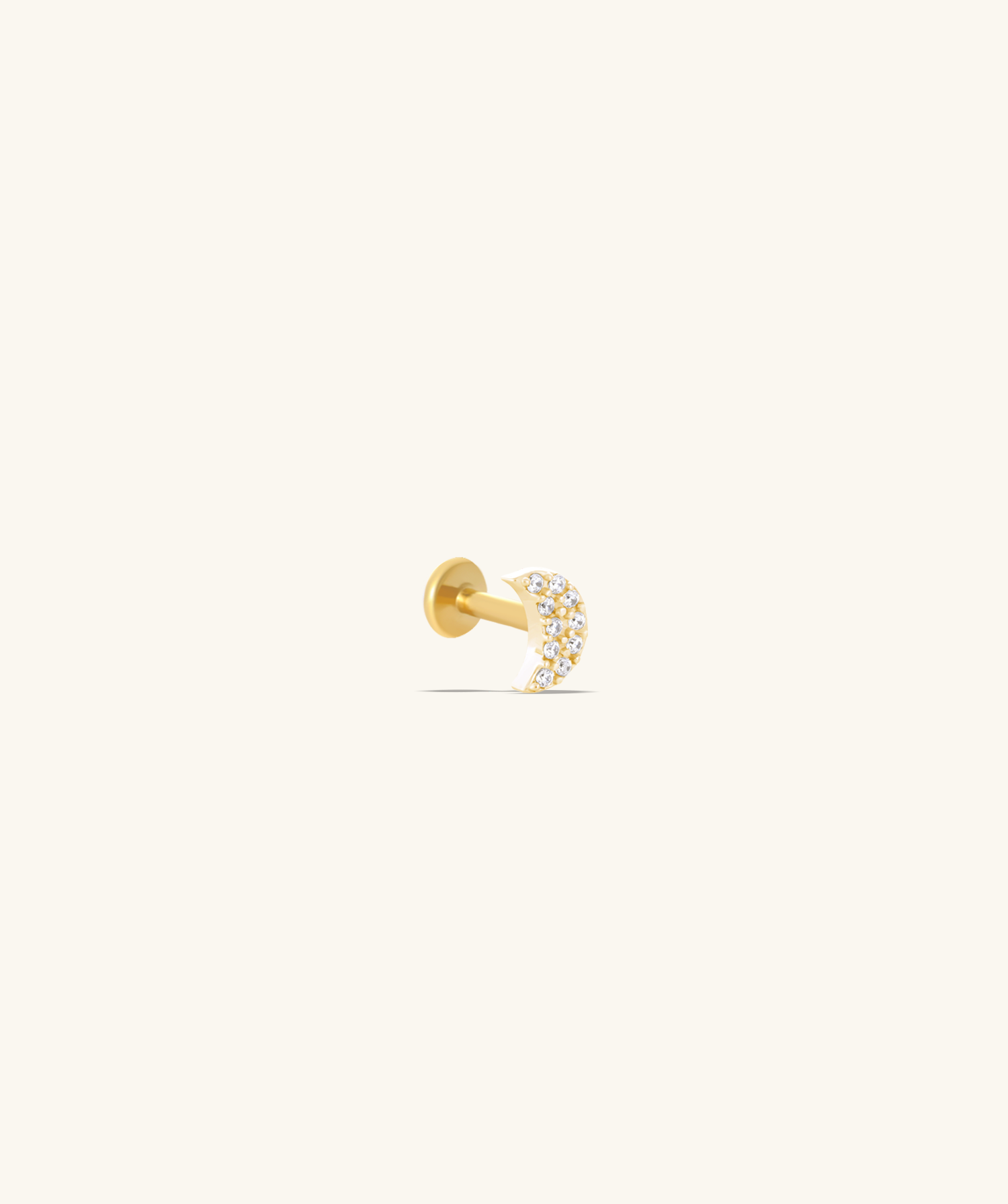 Crescent Stud - OumoJewelry