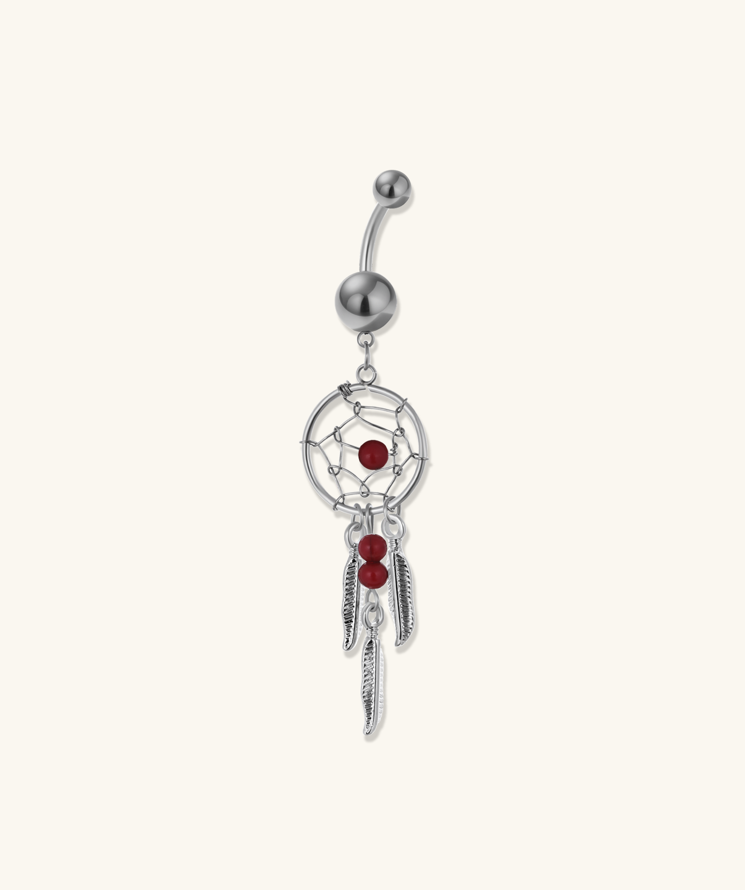 Lyra Belly Ring - Stainless Steel - Navel - Oumo Jewelry