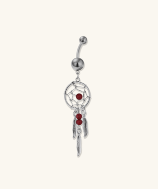 Dreamcatcher Drift Belly Ring - OumoJewelry