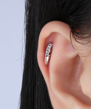 Petite Dagger Stud - OumoJewelry