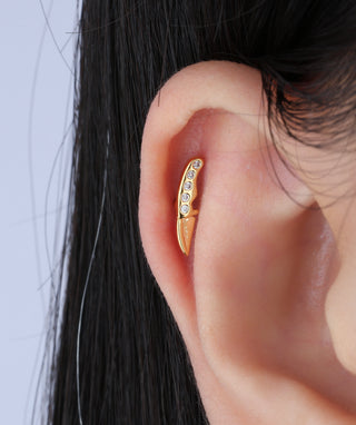 Petite Dagger Stud - OumoJewelry