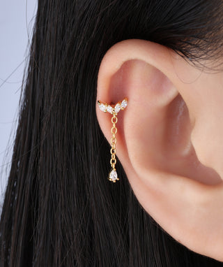 Butterfly Drop Chain - OumoJewelry