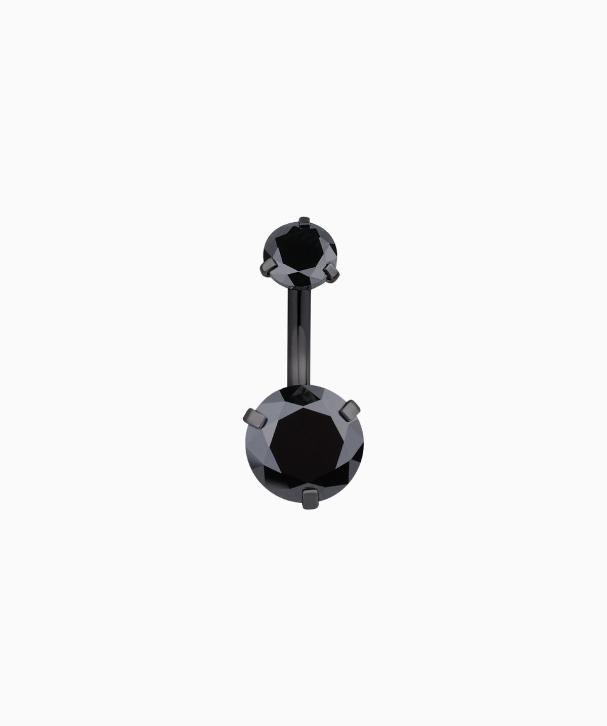 Cool Black Belly Ring - Stainless Steel - Navel - Oumo Jewelry