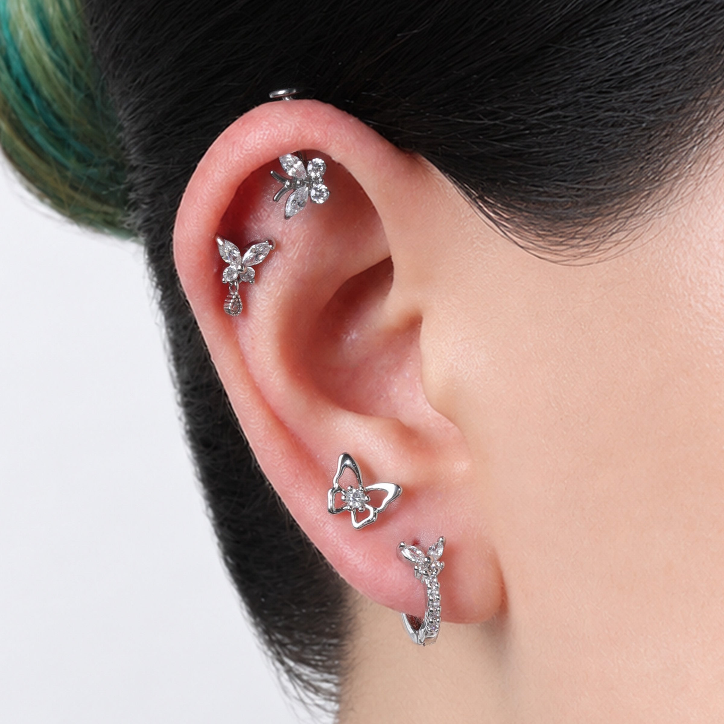 Titanium Butterfly Vertical Helix