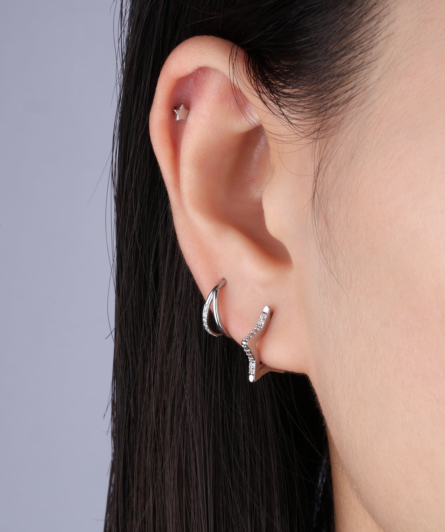 Star Helix Hoop