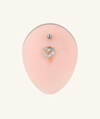 Heart Belly Ring - OumoJewelry