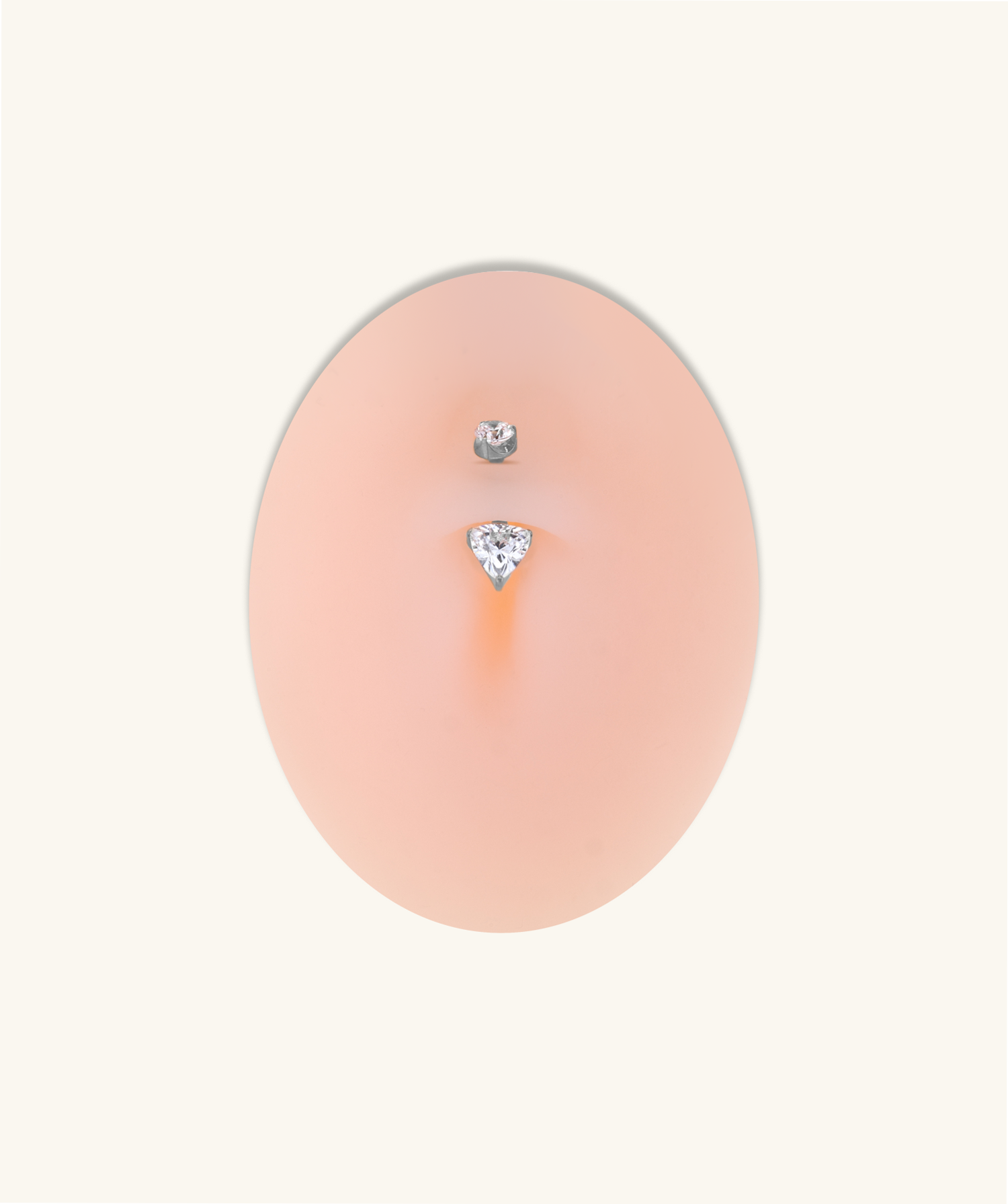Titanium Rhea Belly Ring - Titanium - Navel - Oumo Jewelry