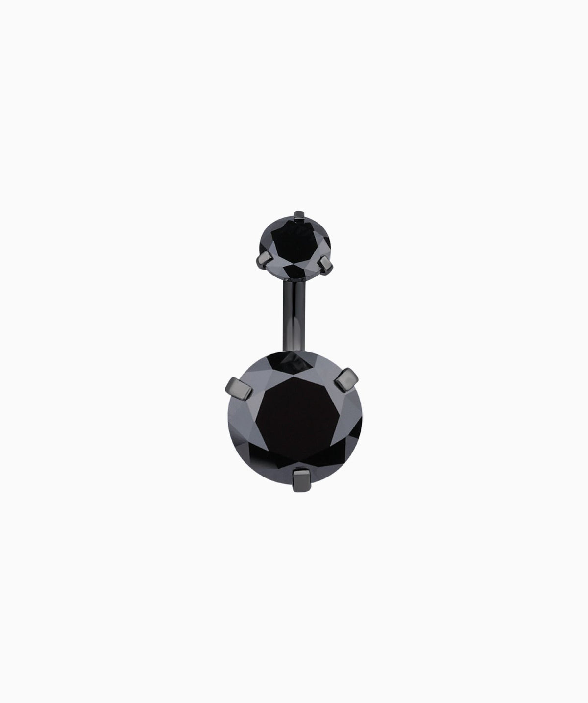 Cool Black Belly Ring - Stainless Steel - Navel - Oumo Jewelry