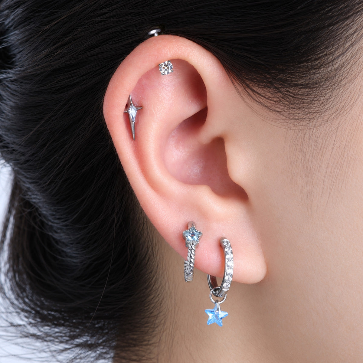 Titanium Junia Stud - OumoJewelry