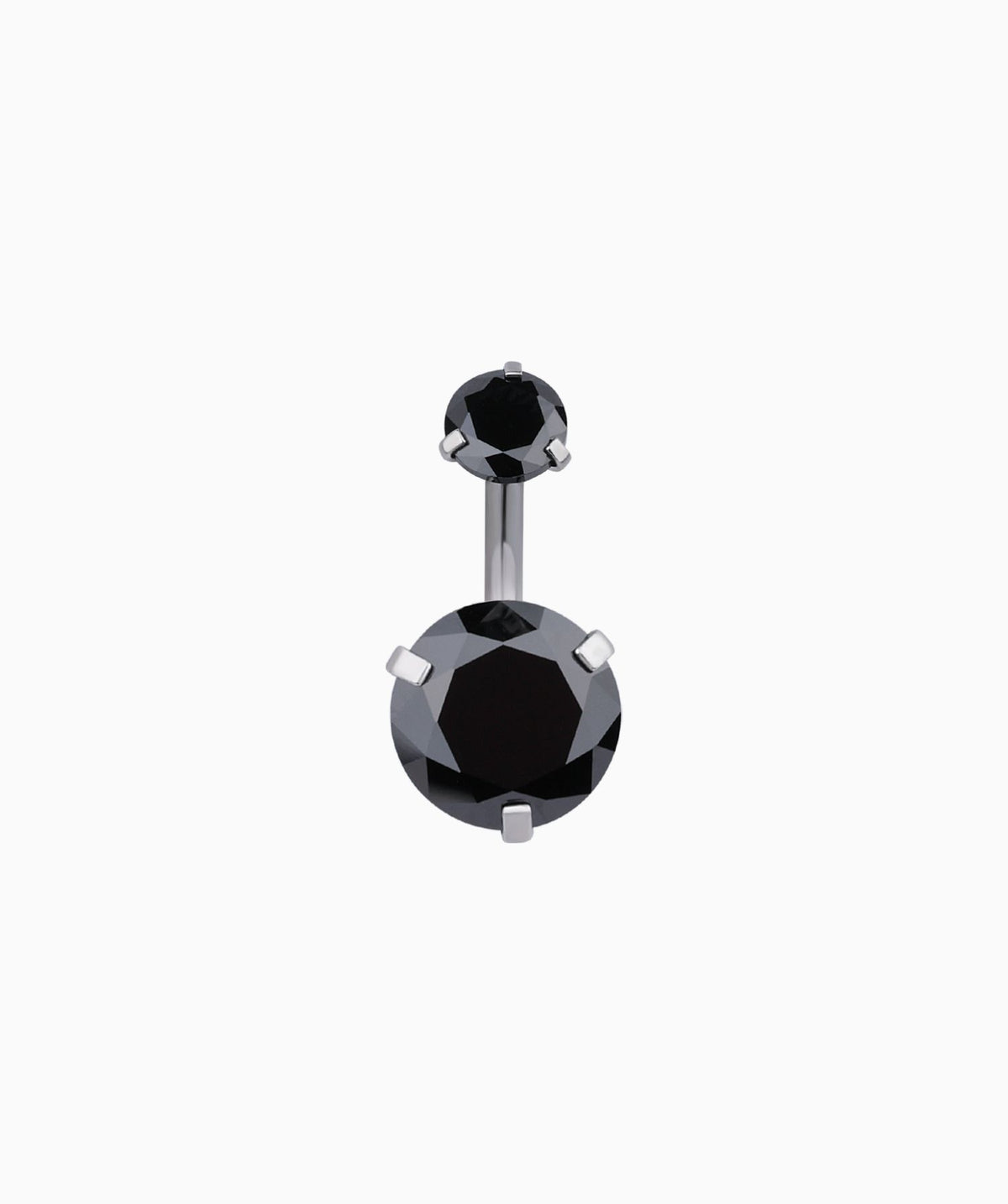 Cool Black Belly Ring - Stainless Steel - Navel - Oumo Jewelry