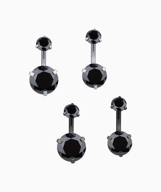 Cool Black Belly Ring - OumoJewelry