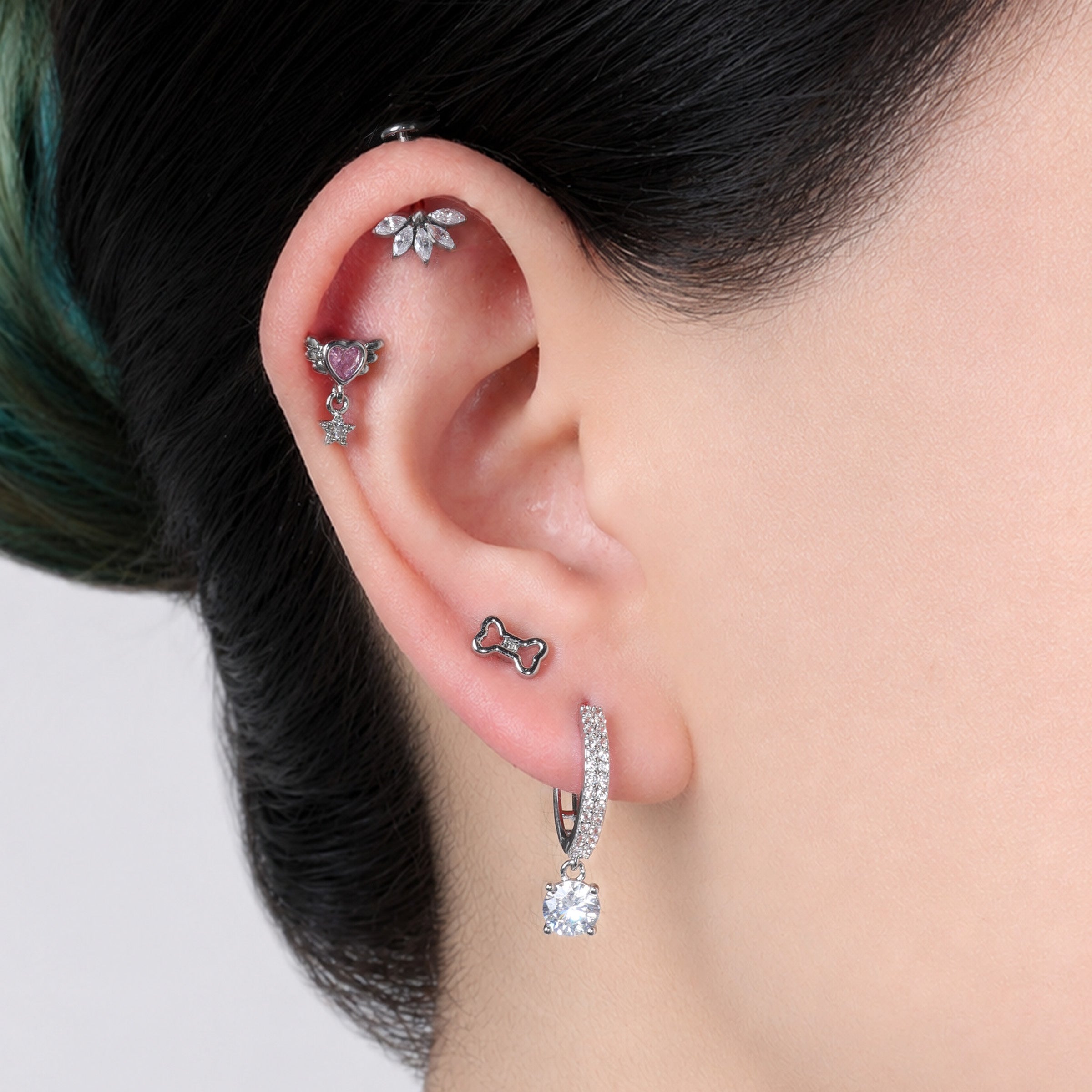 Titanium Calia Vertical Helix