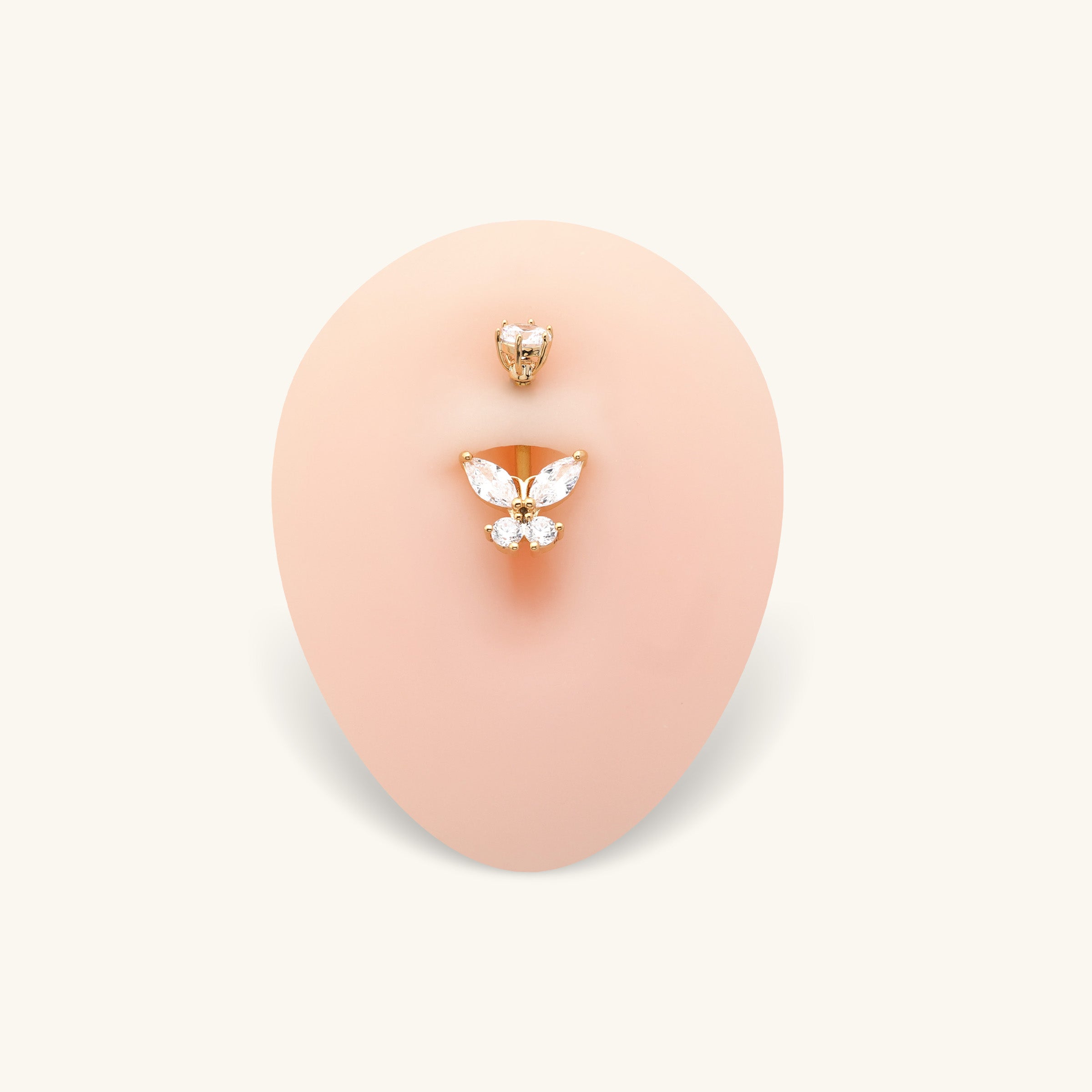 Soren Butterfly Belly Ring - Oumo Jewelry